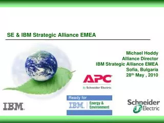 SE &amp; IBM Strategic Alliance EMEA