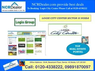 Premium Office Space in Noida Sector 32 Logix City Center