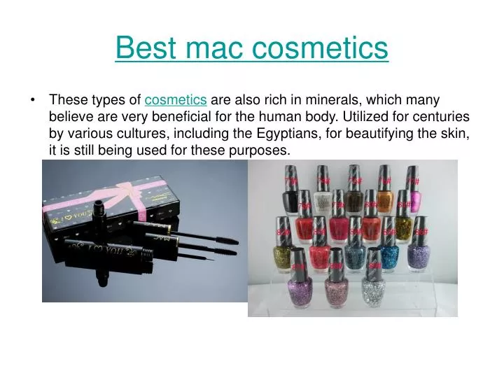 best mac cosmetics