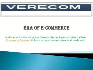 Ecommerce Company
