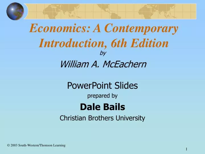 economics a contemporary introduction 6th edition