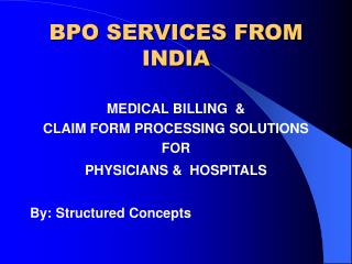 BPO SERVICES FROM INDIA