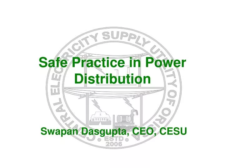 safe practice in power distribution