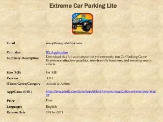 Extreme Car Parking Lite for Android