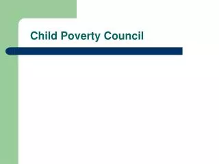 Child Poverty Council