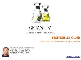 Essensielle oljer - Geranium