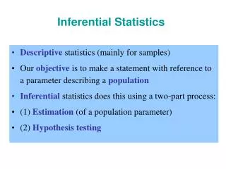 inferential statistics