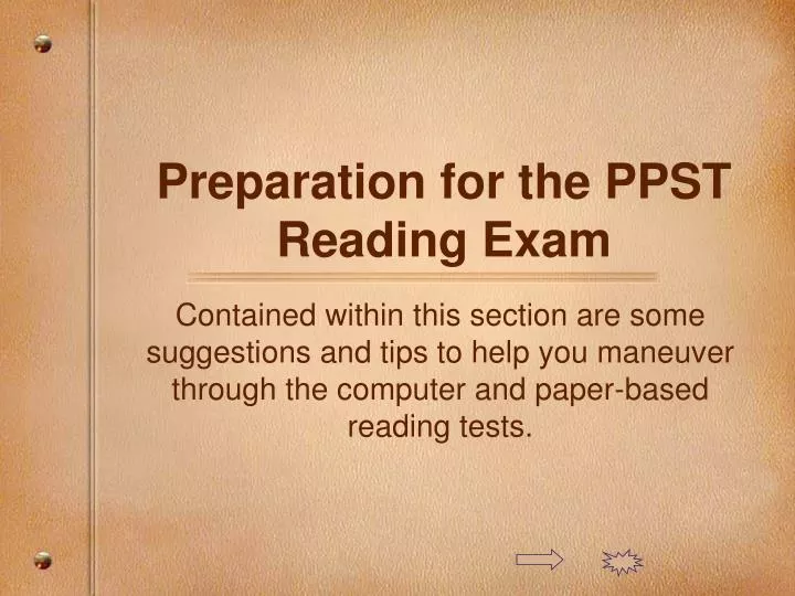 preparation for the ppst reading exam