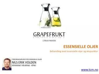 Essensielle oljer - Grapefrukt