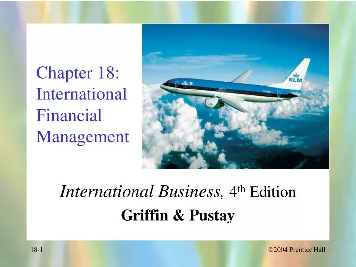 chapter 18 international financial management