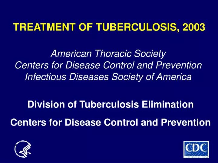treatment of tuberculosis 2003