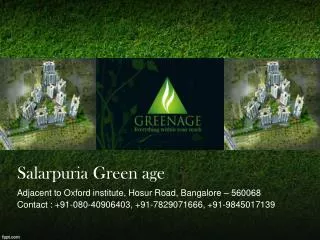 Salarpuria green age