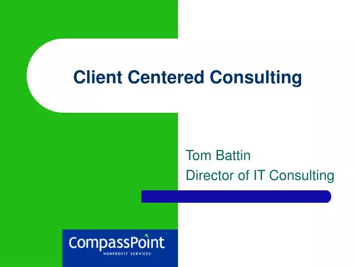 client centered consulting