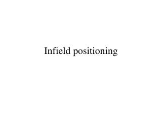 Infield positioning