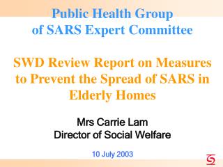 An Overview of Residential Care Services for Elders in Hong Kong An ageing population