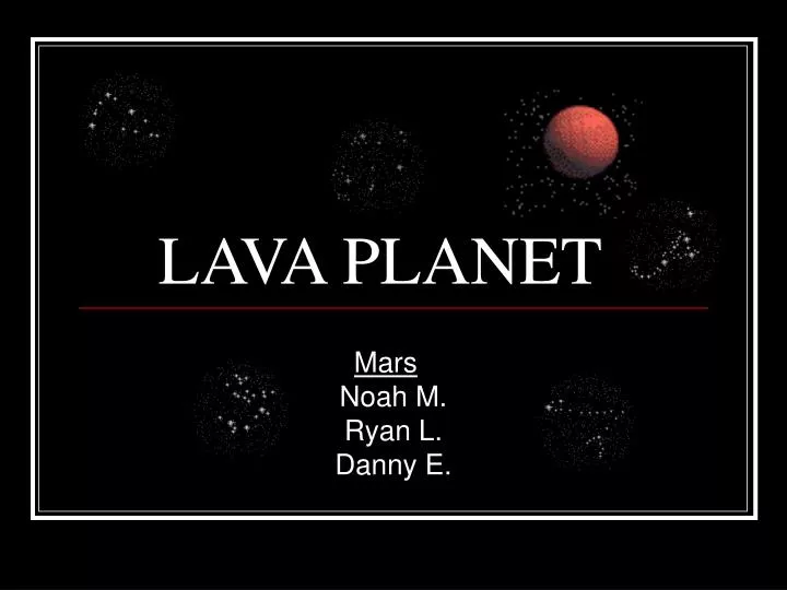 lava planet