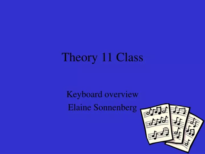 theory 11 class