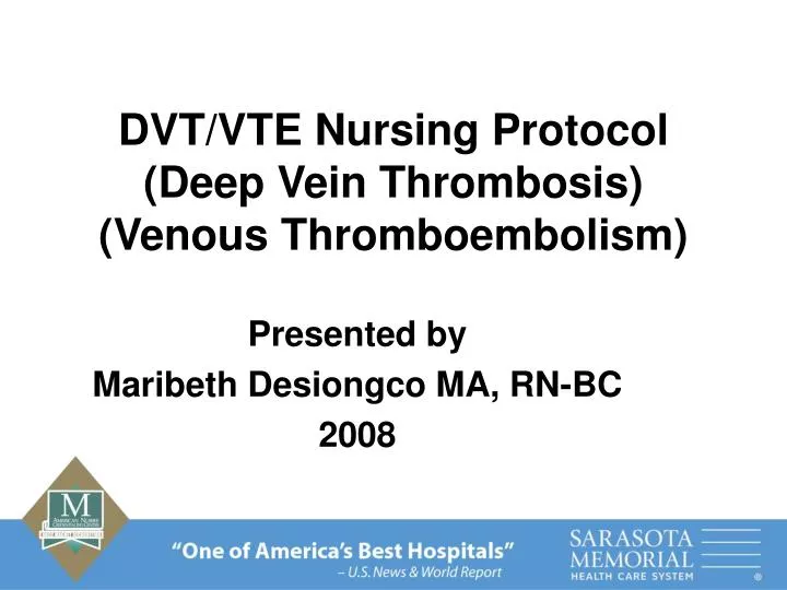 dvt vte nursing protocol deep vein thrombosis venous thromboembolism