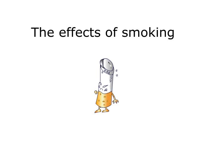 the effects of smoking