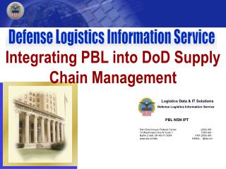 Integrating PBL into DoD Supply Chain Management