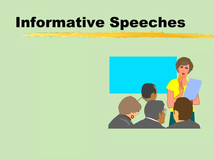 informative speeches