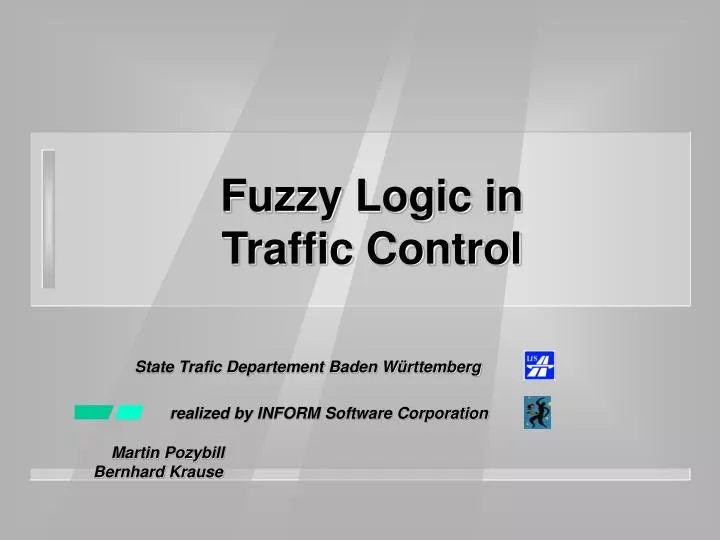 fuzzy logic in traffic control