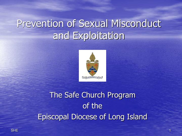 prevention of sexual misconduct and exploitation