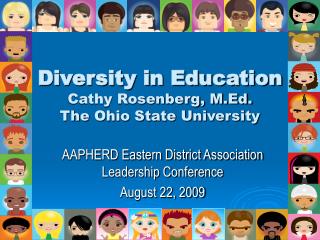 Diversity in Education Cathy Rosenberg, M.Ed. The Ohio State University