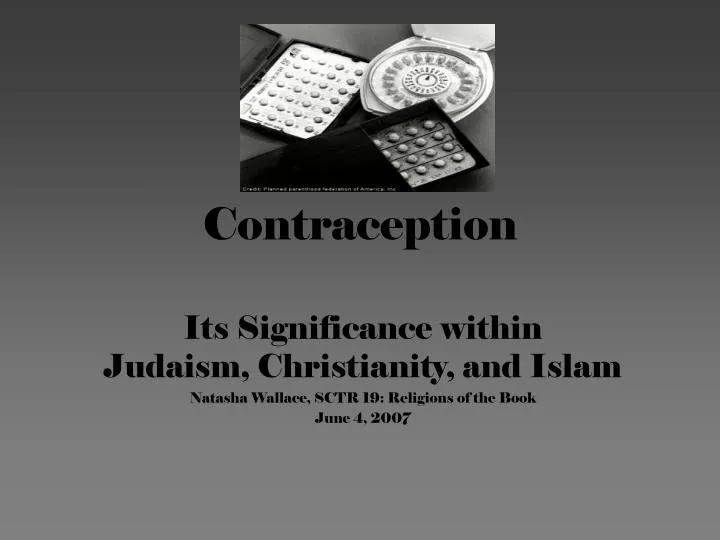 contraception