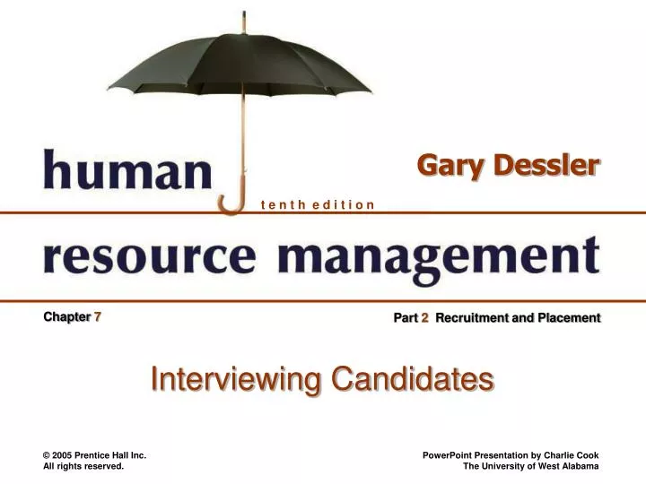 interviewing candidates