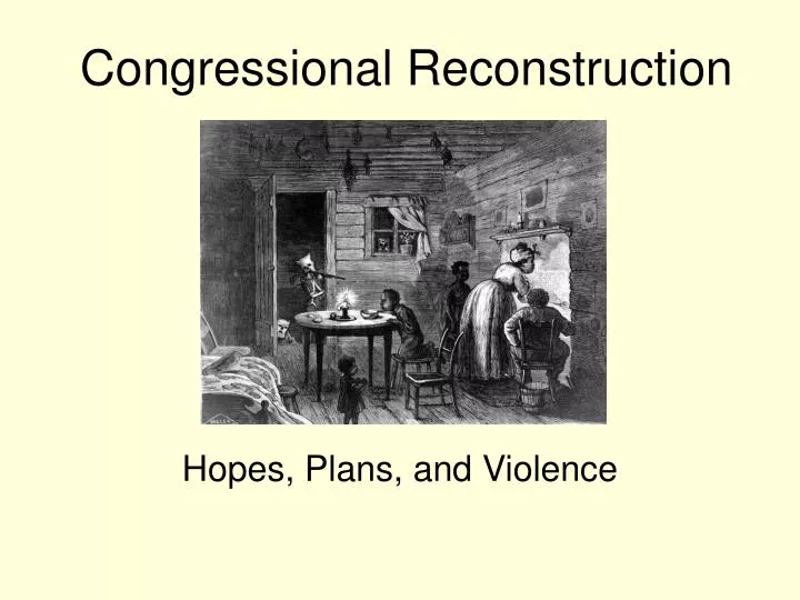 congressional reconstruction