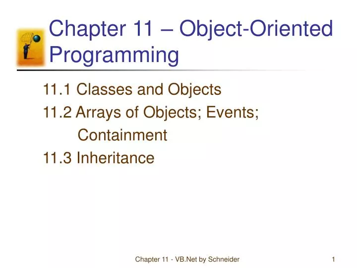 chapter 11 object oriented programming