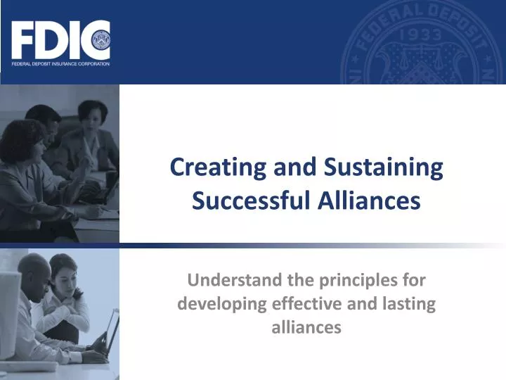 creating and sustaining successful alliances