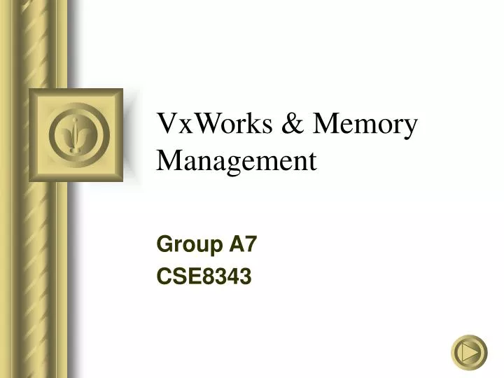vxworks memory management