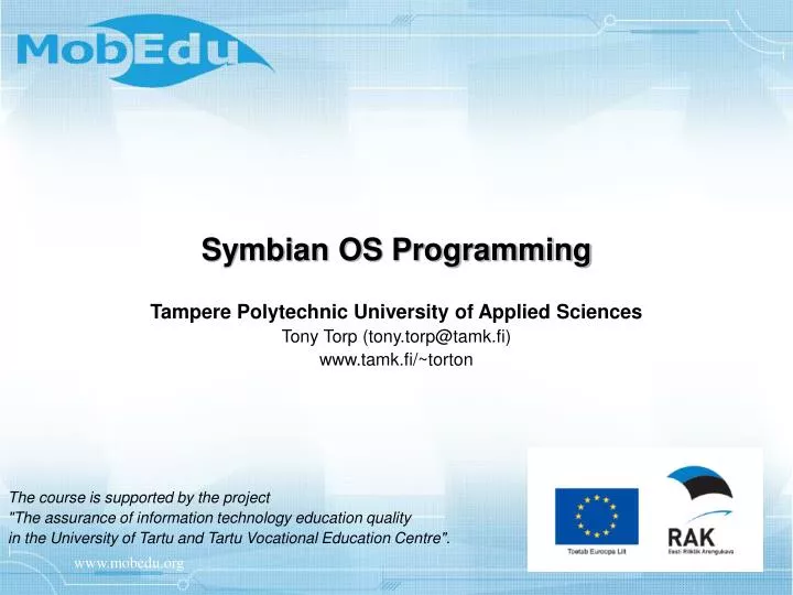 symbian os programming