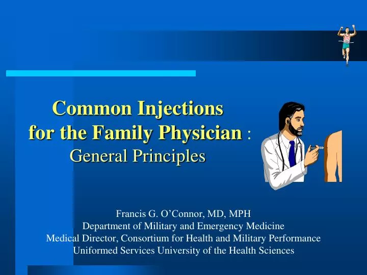 common injections for the family physician general principles