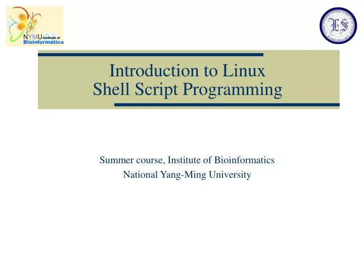 introduction to linux shell script programming