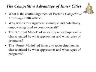 The Competitive Advantage of Inner Cities