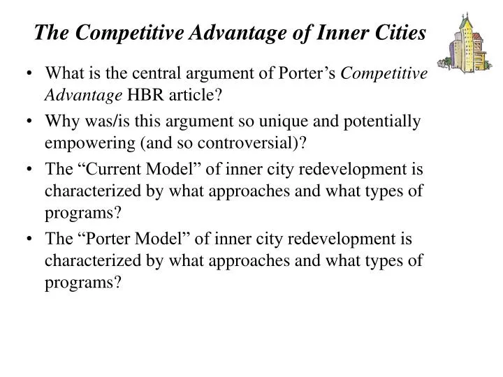 the competitive advantage of inner cities