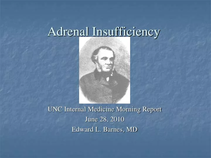 adrenal insufficiency