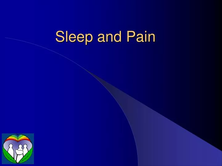 sleep and pain