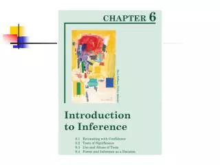 In this chapter we’ll learn about ‘confidence intervals.’