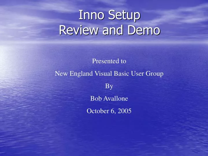 inno setup review and demo