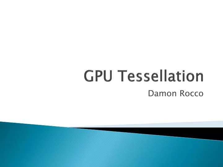 gpu tessellation