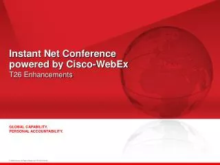 Instant Net Conference powered by Cisco-WebEx
