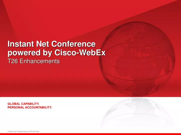 instant net conference powered by cisco webex