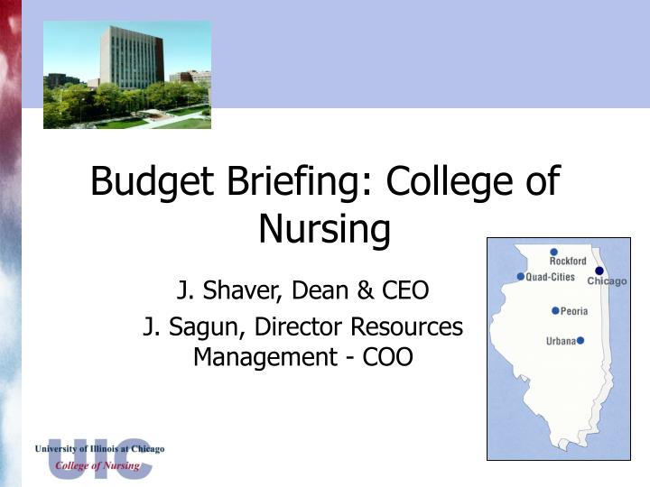 budget briefing college of nursing