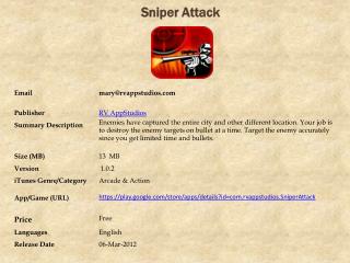Sniper Attack For Android