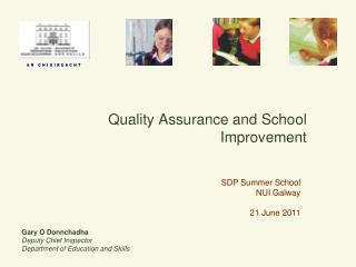 Quality Assurance and School Improvement