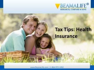 Tax Tips Health Insurance